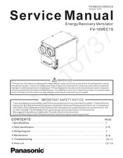 Panasonic FV-16VEC1S Service Manual