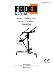 Feider Machines FLP335-A Instruction Manual