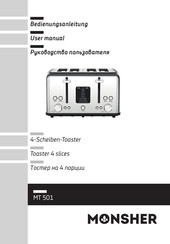 Monsher MT 501 User Manual
