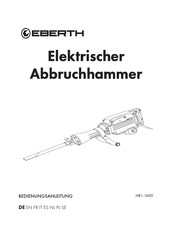 EBERTH HB1-1600 Operating Instructions Manual