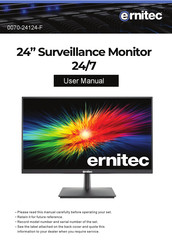 ERNITEC 0070-24124-F User Manual