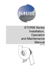 PLASTEC VENTILATION STORM Series Installation, Operation And Maintenance Manual