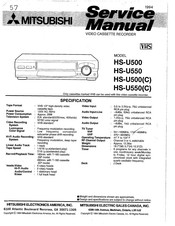 Mitsubishi HS-U500C Service Manual