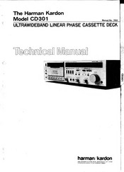 Harman Kardon CD301 Technical Manual