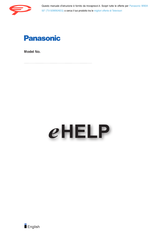 Panasonic TV-50W90AEG Ehelp