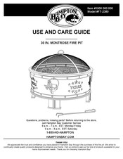 HAMPTON BAY FT-2380 Use And Care Manual
