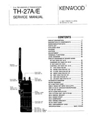 Kenwood TH-27E Service Manual
