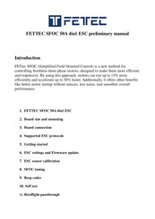 FETtec SFOC Preliminary Manual