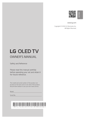 LG OLED55C4PSA.UTFQLJK Owner's Manual