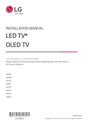 LG 32LN660HBSD.ATC Installation Manual