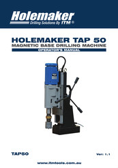 Itm HOLEMAKER TAP 50 Operator's Manual