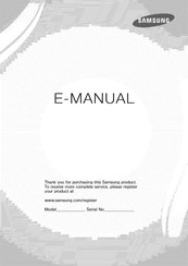 Samsung UN60F7100AFXZA E-Manual