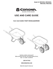 CORONA WB12166 Use And Care Manual