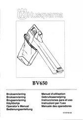Husqvarna BV650 Operator's Manual