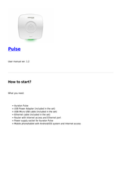 AURATON Pulse User Manual
