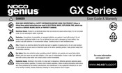 NOCO Genius GX4820 User Manual & Warranty