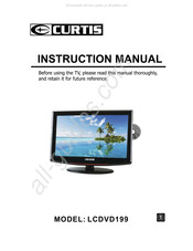 Curtis LCDVD199 Instruction Manual