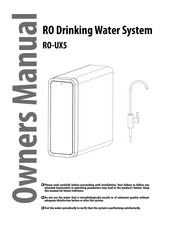 Watex R0-UX5-400G Owner's Manual