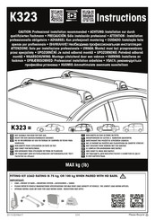 Yakima K323 Instructions Manual