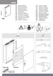 hager FW424W Mounting Instructions