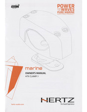 Hertz marine HTX CLAMP.1 Owner's Manual