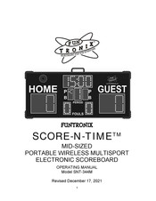 Funtronix SCORE-N-TIME SNT-344M Operating Manual