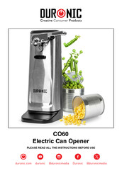 Duronic CO60 Instruction Manual