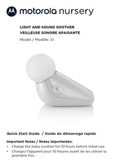 Motorola nursery S1 Quick Start Manual