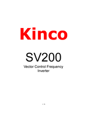 Kinco SV200-15G/18P-4 Manual