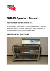 Cookshack PG1000i Operator's Manual