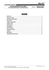 MG Mini-M M2EAXM Operating Manual