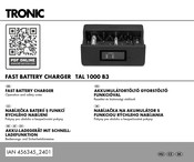 Tronic 456345 2401 Operation And Safety Notes