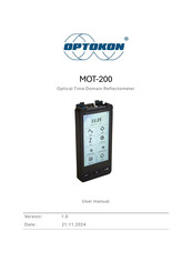 OPTOKON MOT-200 User Manual