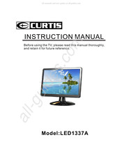 Curtis LED1337A Instruction Manual