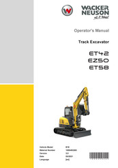 Wacker Neuson EZ50 Operator's Manual