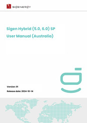 Sigenergy Sigen Hybrid 5.0 SP User Manual