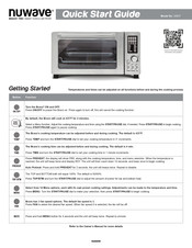 NuWave BRAVO PRO 20837 Quick Start Manual