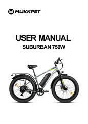 MUKKPET SUBURBAN 750W User Manual