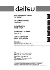 Daitsu ASD 9UiR Operation Manual