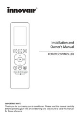 innovair RG10L6/BGEFU1 Installation And Owner's Manual