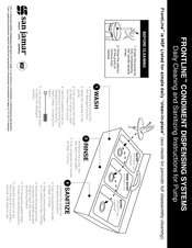 San Jamar FrontLine P4800BK Instruction Sheet
