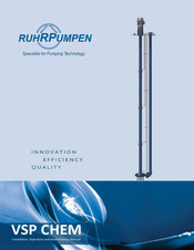 Ruhrpumpen VSP CHEM Installation, Operation And Maintenance Manual