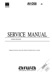 Aiwa AV-D58 EZ Service Manual