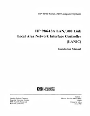 HP 98643A Installation Manual