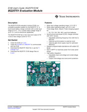 Texas Instruments BQ25751EVM User Manual
