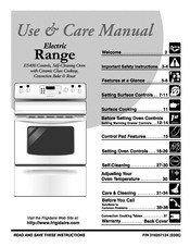 Frigidaire PLEF398CCD Use & Care Manual