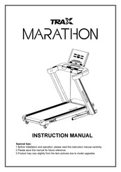 Trax MARATHON Instruction Manual