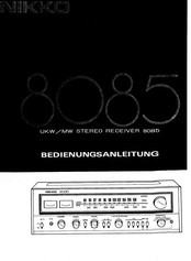 Nikko 8085 Manual