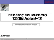 Samsung 730QDA Disassembly And Reassembly