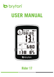 Bryton Rider 17 User Manual